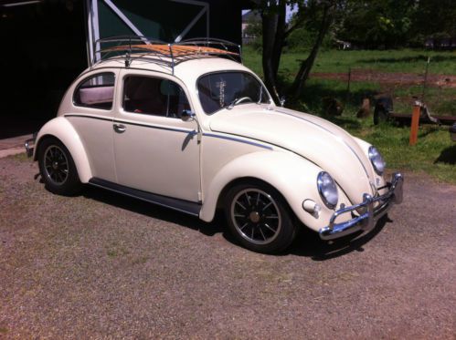 1957 volkswagen oval window bug, original california car, complete turnkey