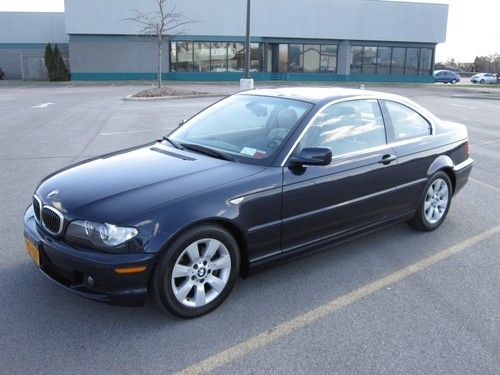 2005 bmw 325ci auto leather xenon moonroof monaco blue clean carfax low miles