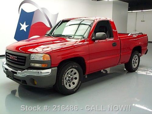 2006 gmc sierra reg cab cd audio cruise control 75k mi texas direct auto