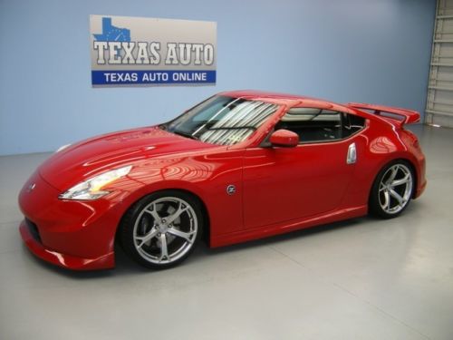 We finance!!!  2011 nissan 370z nismo 6-speed rev match xenon 12k mi texas auto