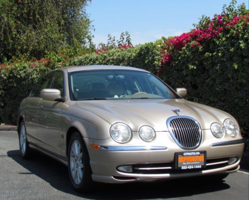 01 jaguar s type v8 sedan moon roof alloy wheels power seats leather park assist