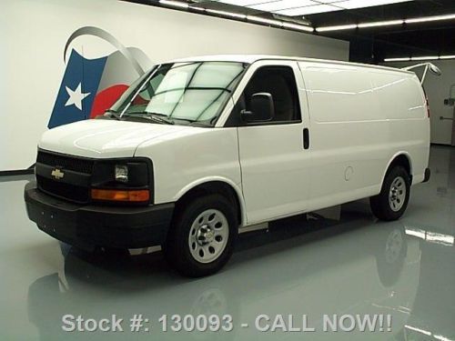 2013 chevy express 4.3l v6 air condition partition 12k texas direct auto