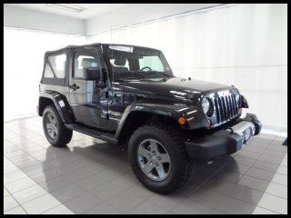 2010 jeep wrangler 4wd 2dr sahara   navigation 4x4  manual transmission