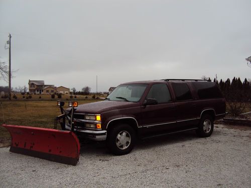 1999 chevy suburban with curtis snow plow