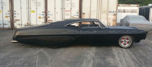 1968 pontiac bonneville 2 dr custom, rat rod, hot rod, street rod, flame thrower