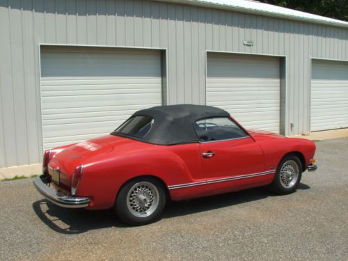 1974 karmann ghia convertible    including &gt;$500 in new and original parts