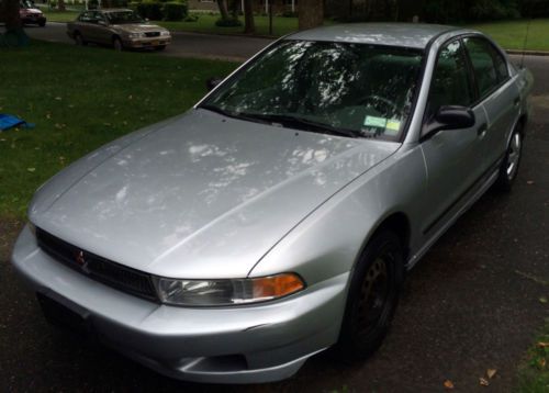 2001 mitsubishi silver galant de 4-door sedan 4-cyl 128,000 miles