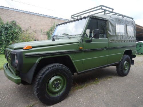 1986 mercedes g-class rare !!! long wheel base 240 gd convertible wolf