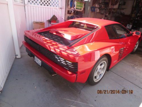 1987 ferrari testarossa base coupe 2-door 4.9l