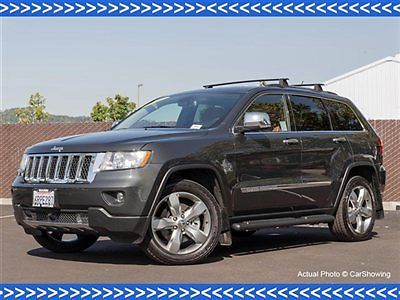 2011 grand cherokee overland: clean, inspected, offered by mercedes-benz dealer