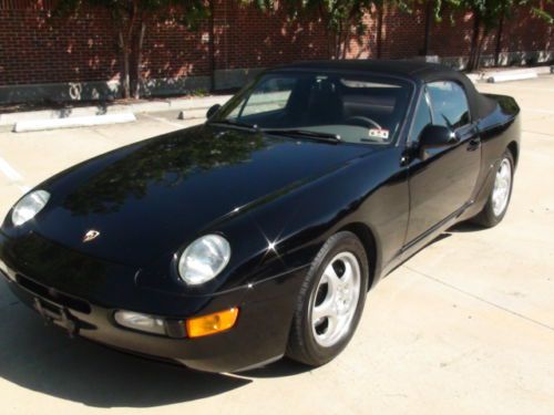 1995 porsche 968 cab* *black** one owner** texas car**37k miles