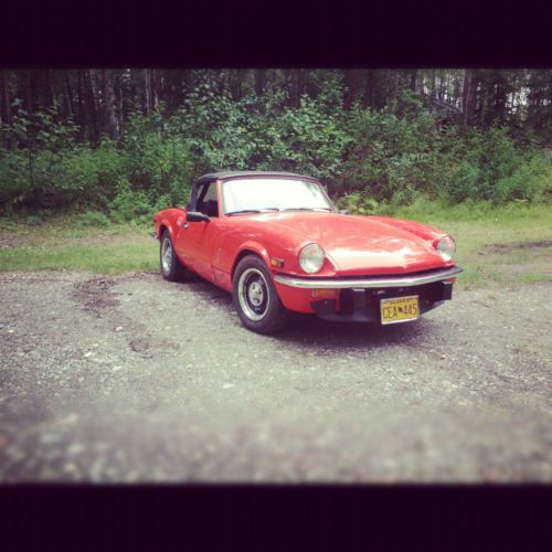 1976 triumph spitfire base convertible 2-door 1.5l