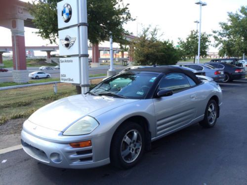 2003 mitsubishi eclipse gs convertible w/ manual transmission