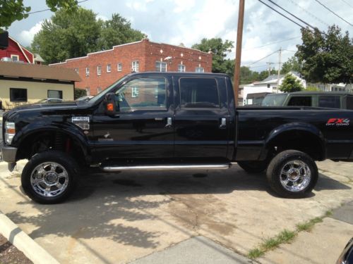 2008 f-250 super duty 4x4 stampede crew cab lift kit upgraded wheels and tires