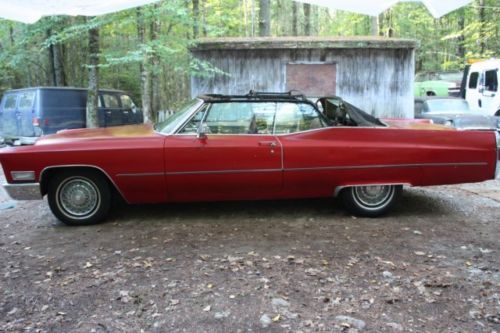 1968 cadillac deville base convertible 2-door 7.7l