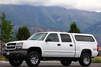 05 crew cab 5.3l vortec v8 4x4 z71 tint cd fog lamps shell new tires 1-owner