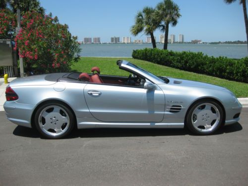 Mercedes benz amg sl55 cleanest 27k miles, loaded, panoramic, ecu tune &amp; pulley