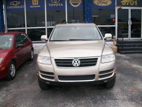 2004 volkswagen touareg v8 tan leather woodgrain awd (cheap shipping)