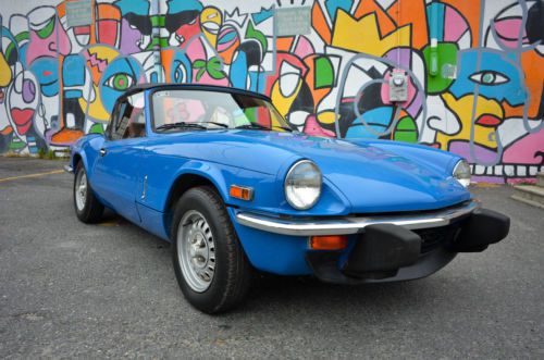 Original condition triumph spitfire convertible !! no reserve !!!