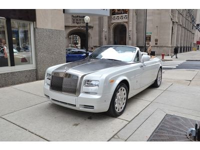 2013 rolls royce phantom drophead coupe.  carrara white with seashell.