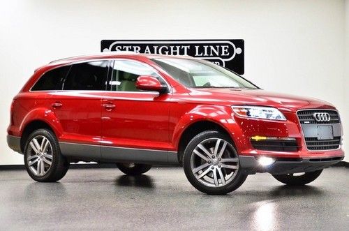 2008 audi q7 4.2l v8 premium pano roof tow pkg leather navigation red