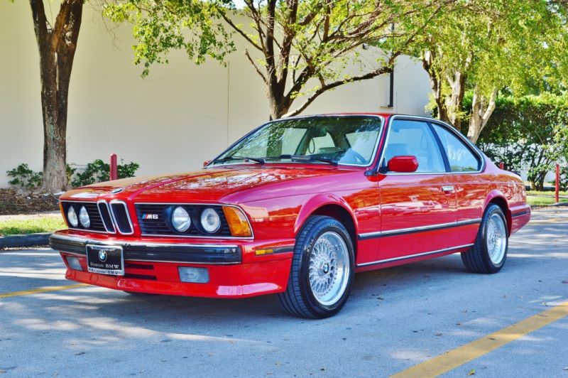 1988 bmw m6 m-series 6-series e24