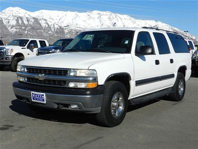 Suv 4x4 lt suburban leather low miles clean priced low 3rd row seat tow