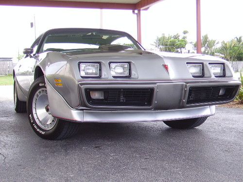 1979 trans am silver 10th anniversary 400 4 speed 79k #'s match documentation