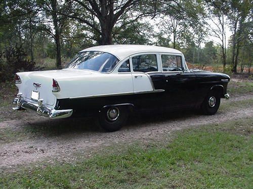 1955 chevrolet 4 door - same family for 3 generations - 35 yr with current owner