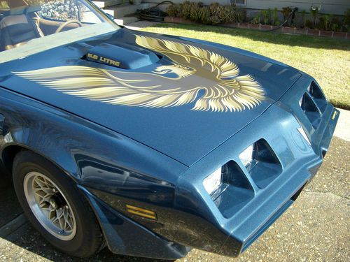 1979 pontiac trans am california rust free nocturne blue no reserve