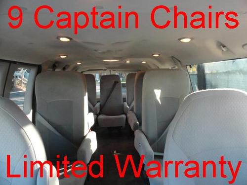 2008 ford e-series van e150 xlt club wagon 9 captain ch