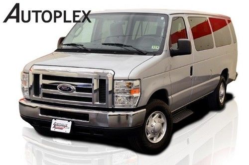 Ford e350 15-passenger van! running boards! ingot silver!