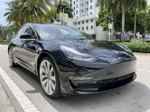 2019 Tesla Model 3 Performance AWD, US $21,500.00, image 2