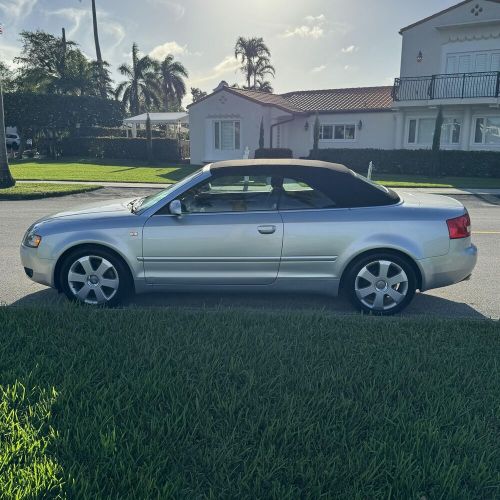 2003 audi a4 1owner clean carfax convertible 78k miles a5