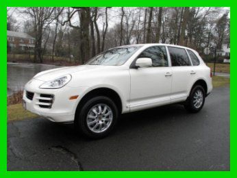 2010 cayenne v6 white navigation xm xenon park assist certified! low miles