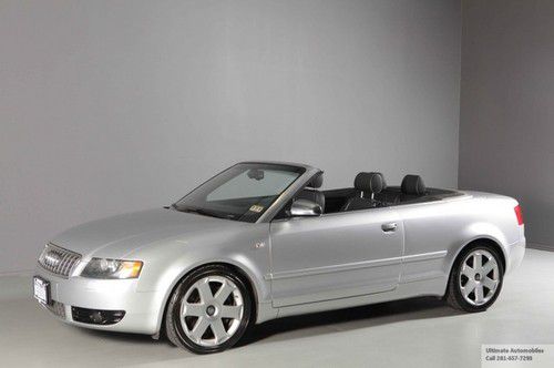 2004 audi s4 quattro convertible awd 6-speed 4.2l v8 heatseats leather xenons