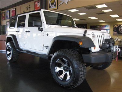2010 jeep wrangler unlimited sport 4 door 4x4 automatic white