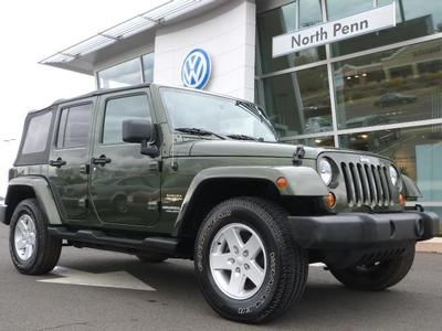 4x4 4dr sahara unlimited suv 3.8l clean carfax *only 43k miles* 1 year/12k warr