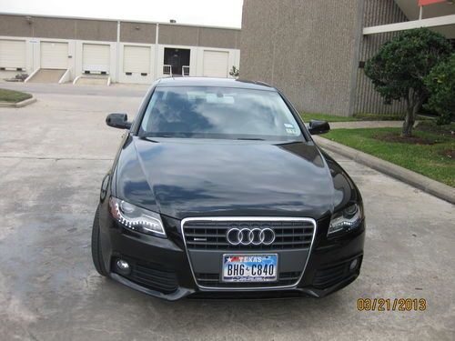 2010 audi a4 quattro premium plus sedan black 4-door 2.0l  32k miles