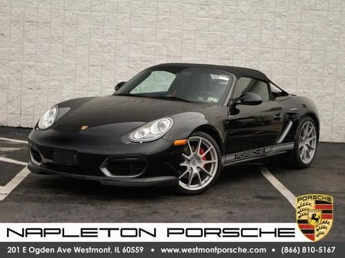 2011 porsche boxster spyder convertible 2-door 3.4l