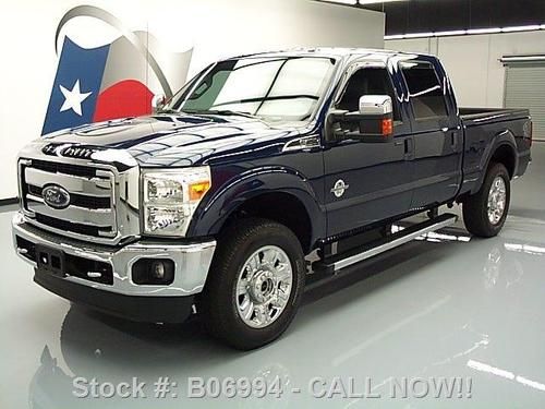 2012 ford f-250 4x4 lariat crew diesel rear cam 20s 16k texas direct auto