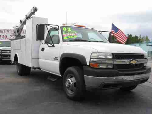 2002 CHEVROLET SILVERADO 3500 UTILITY BODY DIESEL 4X4, US $14,900.00, image 2