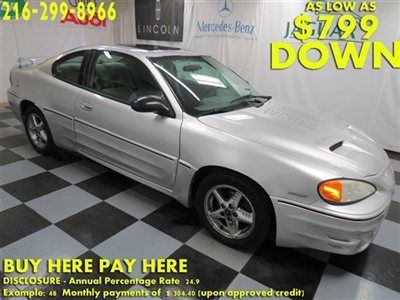 2004(04)grand am gt we finance bad credit! buy here pay here as low as down $799