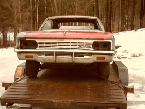 1966 chevrolet impala 2dr htp project car