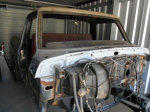 1973 ford f100 ranger xlt short bed  disassembled for restoration