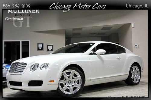 2007 bentley continental gt mulliner package white/tan loaded certified wow $$$$