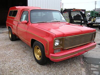 Retired show truck in texas 1975 chevrolet c20 factory big block th400 3/4 ton!!