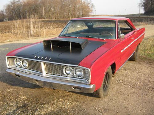 1966 dodge coronet 440  solid body  440  727  323 sure grip 4 inch exhust