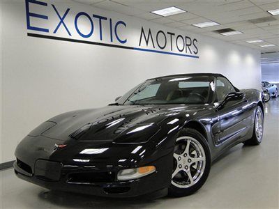 2004 chevy corvette convertible! black! bose cd-player blk-softtop 26k-miles!!