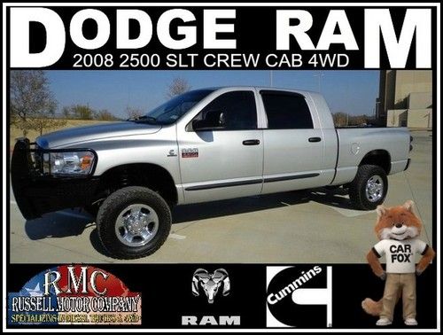 08 cummins turbo diesel 4x4 silver mp3 stereo cd changer auto transmission